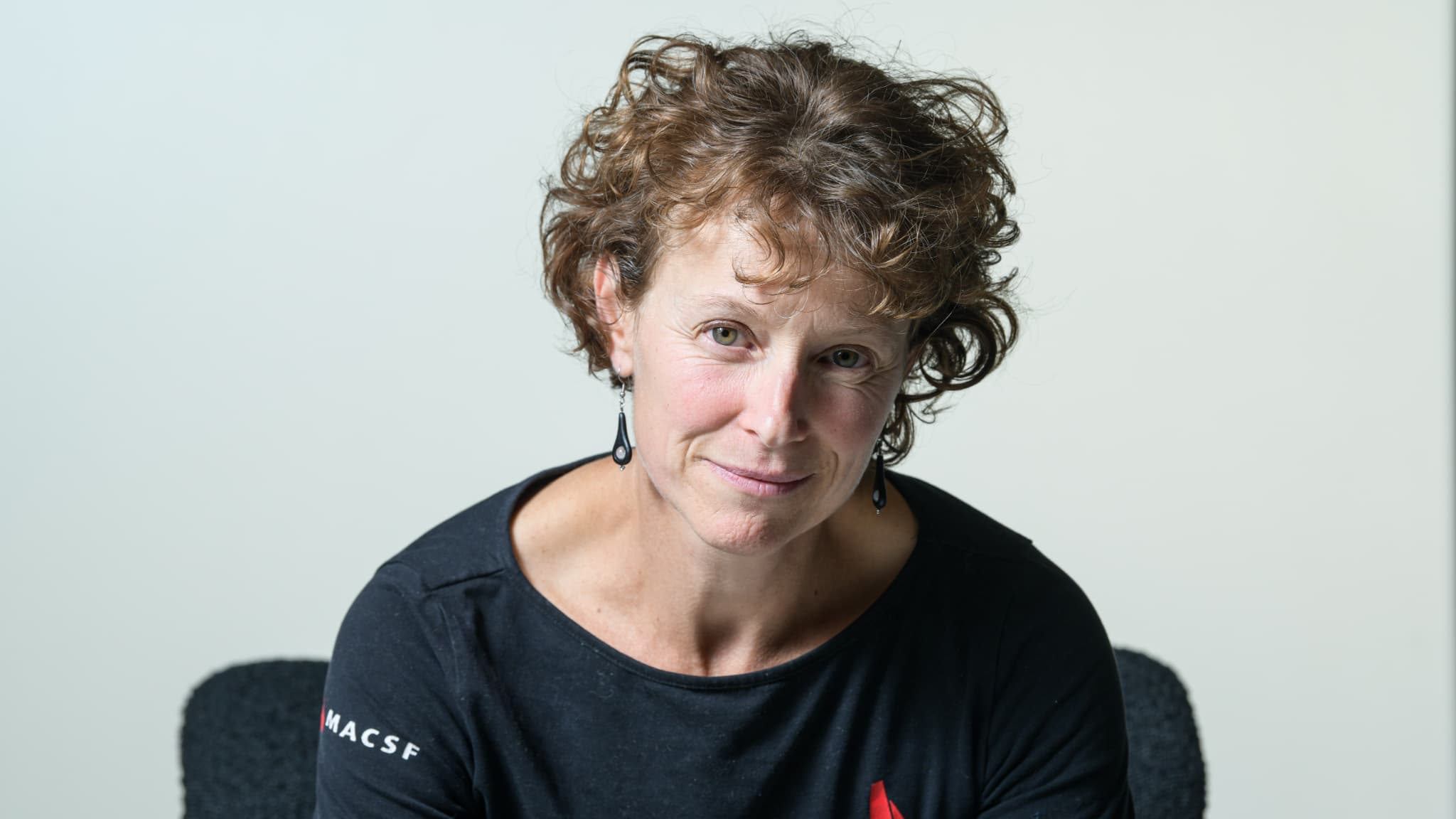 Isabelle Joschke, skippeuse de MACSF Isabelle Joschke, skippeuse de MACSF