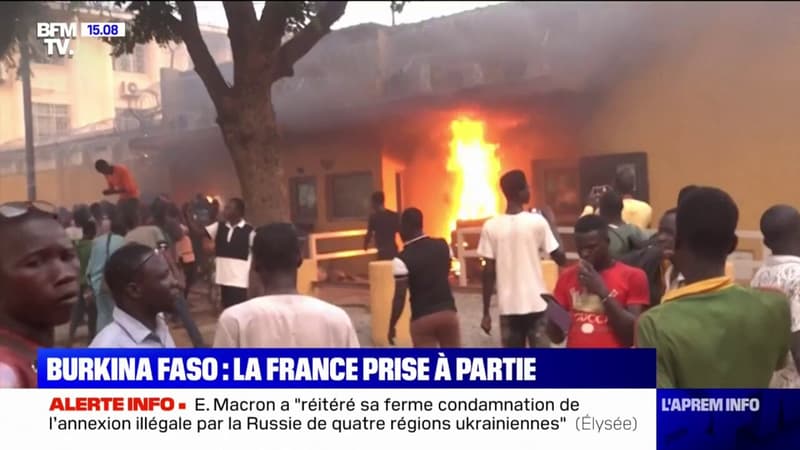 Burkina Faso: l'ambassade de France à Ouagadougou attaquée par des manifestants pro-Ibrahim Traoré