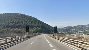 L'autoroute A8 près de La Trinité (photo d'illustration).