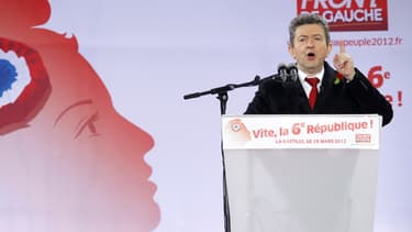 Jean-Luc Mélenchon, candidat du Front de Gauche à l'élection présidentielle.
