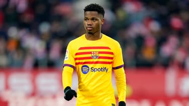 Ansu Fati avec le Barça