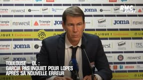 Toulouse – OL : Garcia pas inquiet pour Lopes après sa nouvelle erreur