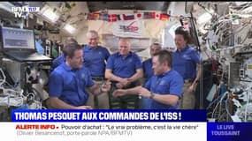 Thomas Pesquet a pris les commandes de la station spatiale internationale