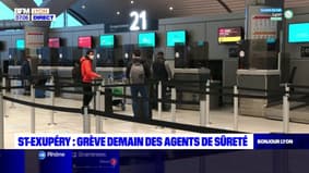 Rhône: grève des agents de sûreté de l'aéroport Saint-Exupéry vendredi