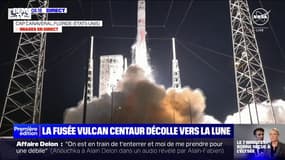 Les images du décollage vers la lune de la fusée américaine Vulcan Centaur