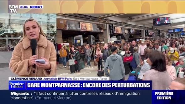 La gare Montparnasse connaît encore des perturbations ce matin