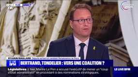 "Nous n'avons jamais travaillé avec le RN ni LFI, on ne commencera pas le 8 juillet" affirme Sylvain Maillard (Renaissance)