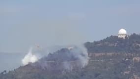 Incendie à côté de l'Observatoire de Nice - Témoins BFMTV