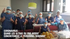 Coronavirus: Quand les Ultras du PSG aident le personnel soignant