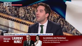 Suspension de la réforme des retraites: Thomas Ménagé (RN) parle "d'une petite avancée"