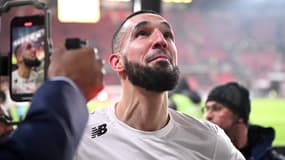 Nabil Bentaleb après son retour à la compétition lors de la victoire de Lille à Rennes, le 16 février 2025 en Ligue 1