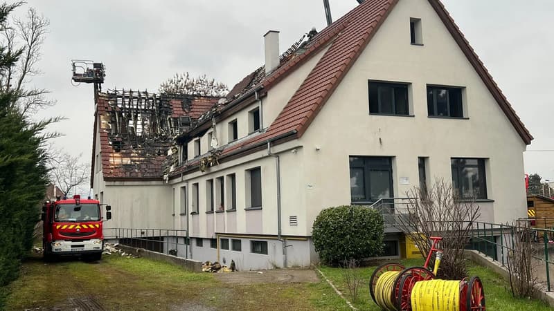 Deux personnes ont été blessées dans l'incendie du centre d'hébergement et de réinsertion sociale Tjibaou de l'association Espoir à Colmar (Haut-Rhin) dans la nuit du vendredi 17 au samedi 18 janvier 2025