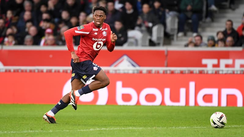Jonathan David, buteur du Losc, 17 février 2024