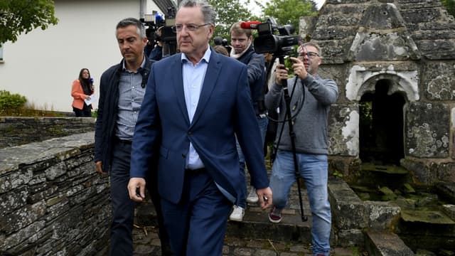 Richard Ferrand dans le Finistère.
