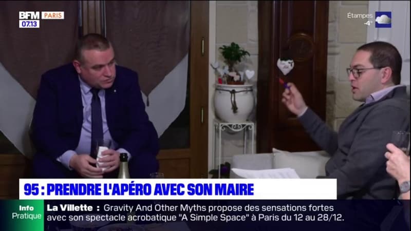 Val-d'Oise: à Mériel, un maire prend l'apéro avec ses administrés