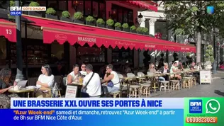 "Le grand café de France": une brasserie XXL ouvre ses portes à Nice