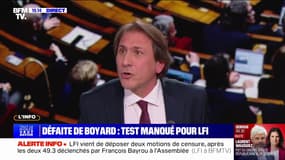 Refus du PS de voter la censure du gouvernement: "On a fait bouger 6 milliards d'euros sur ce budget", défend Jérôme Guedj (PS)