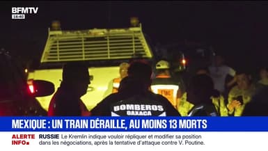 Mexique: un train de voyageurs avec plus de 240 personnes à bord a déraillé dans le sud du pays, au moins 13 morts
