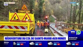 Le col de Sainte-Marie-aux-Mines a rouvert à la circulation des automobilistes