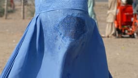 Une Pakistanaise portant la burqa, image d'illustration.