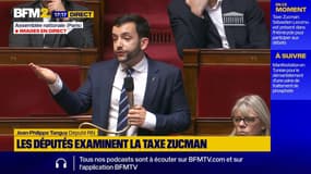 "Vous avez agité la taxe Zucman pour justifier votre non-censure", lance Jean-Philippe Tanguy au PS