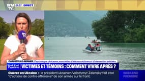 Attaque à Annecy: "On ne sait jamais comment on va réagir face à un événement de cette nature", explique Christelle Gerner, psychologue clinicienne 