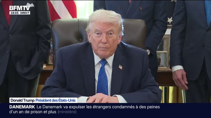 Iran: “Nous espérons avoir un accord et sinon nous verrons bien ce qu’il se passe”, déclare Donald Trump, président des États-Unis 