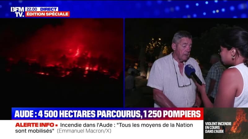 Incendie dans l'Aude: "On se retrouve avec rien", raconte Jacques Piraud, maire de Jonquières, dont les habitants ont été évacués thumbnail