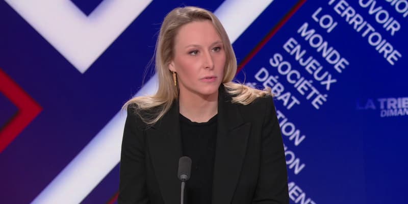 Marion Maréchal, le 1er février 2026 sur le plateau de BFP Politique.