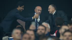 Jean-Michel Aulas et Nasser al-Khelaïfi