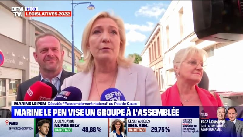 Législatives: Marine Le Pen vise 