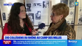 200 collégiens du Rhône au camp des Milles: le témoignage d'une fille de déportés