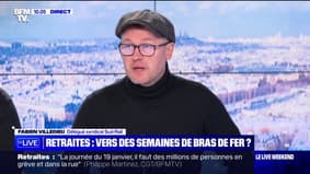 Fabien Villedieu, délégué syndical Sud-rail sur la grève du 19 janvier : "Si nous voulons être entendus, nous devons fermer le pays"