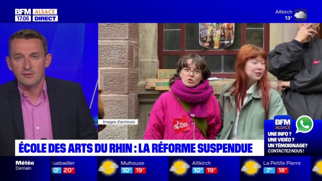 Strasbourg: la réforme suspendue à la Haute école des arts du Rhin