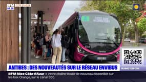 Antibes: le réseau Envibus s'agrandit avec une nouvelle ligne de transport