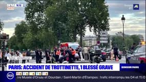 À Paris, un accident de trottinette fait un blessé grave