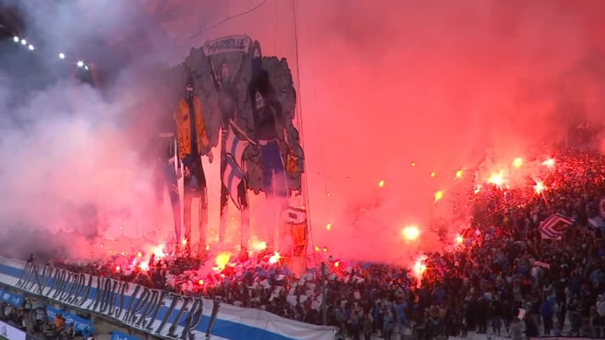 Les fumigènes du virage marseillais Les fumigènes du virage marseillais