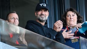 Jürgen Klopp en tribunes pendant un match de Bundesliga en septembre 2024