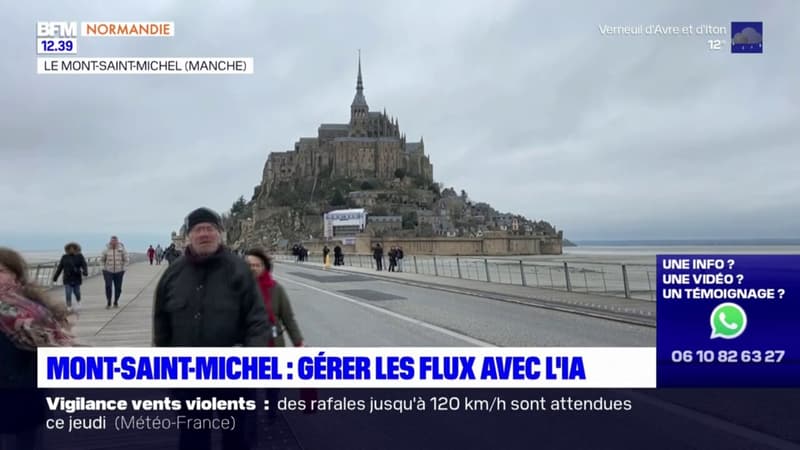 Mont-Saint-Michel: gérer les flux avec l'IA