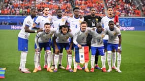 L'équipe de France face aux Pays-Bas à l'Euro, le 21 juin 2024.