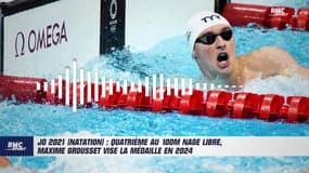 JO 2021 (Natation) : Quatrième au 100m nage libre, Grousset vise la médaille en 2024
