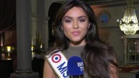 Diane Leyre, Miss France 2022, réagit à son couronnement sur BFMTV