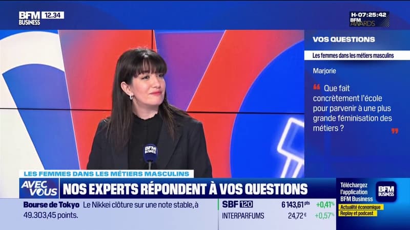 Une plus grande féminisation des métiers