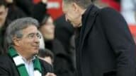 M.Caïazzo, à gauche sur l'image, à côté de Jean-Michel Aulas
