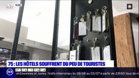 À Paris, les hôtels subissent la crise et le manque de touristes de plein fouet