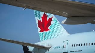 Un avion d'Air Canada