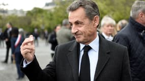 Nicolas Sarkozy le 8 mai 2017 à Paris