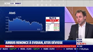 Le groupe Atos s'écroule en Bourse (-16%) après la décision d'Airbus de ne plus investir dans Evidian 