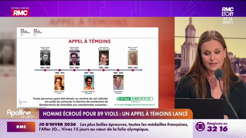 Homme écroué pour 89 viols : un appel à témoins lancé