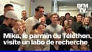 "Vous pouvez compter sur moi ! » : Mika, parrain du Téléthon 2024, nous a fait visiter un laboratoire qui oeuvre pour la recherche 